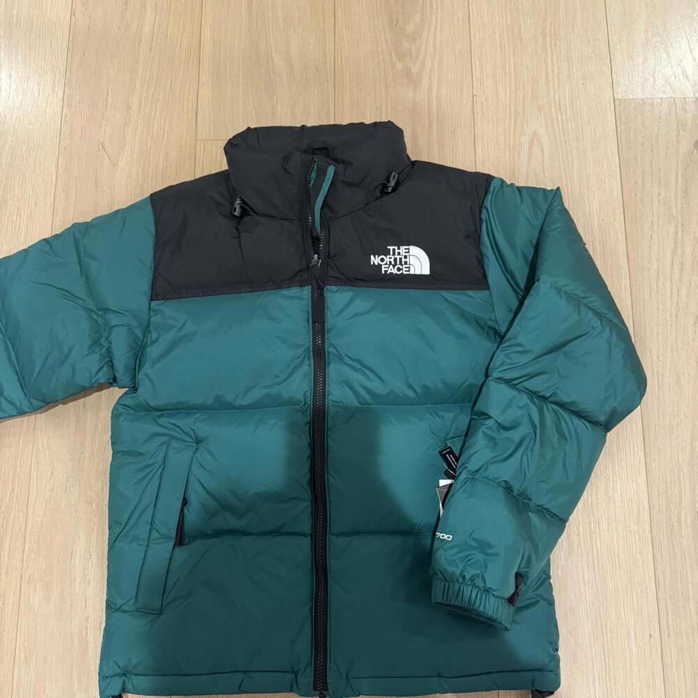 The North Face 1996 Nuptuse 700 GREEN and BLACK puffer jacket